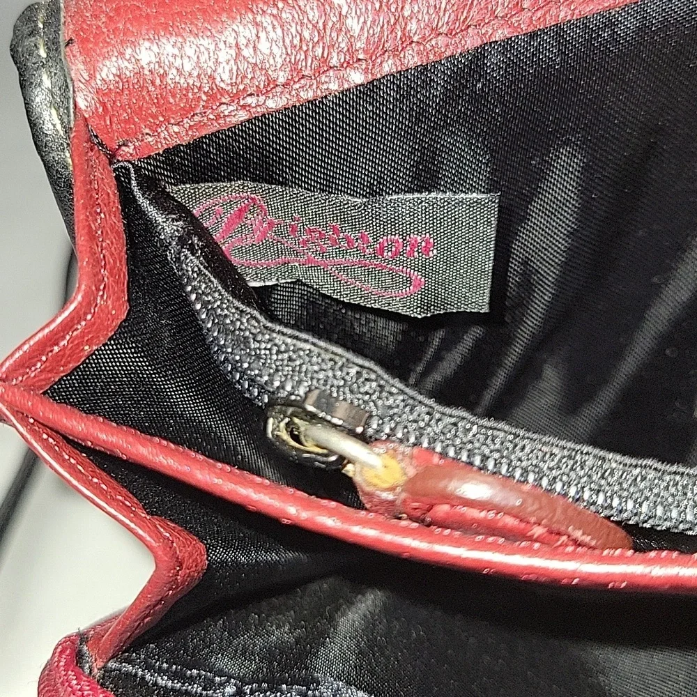 Brighton Black Leather Crossbody Bag
